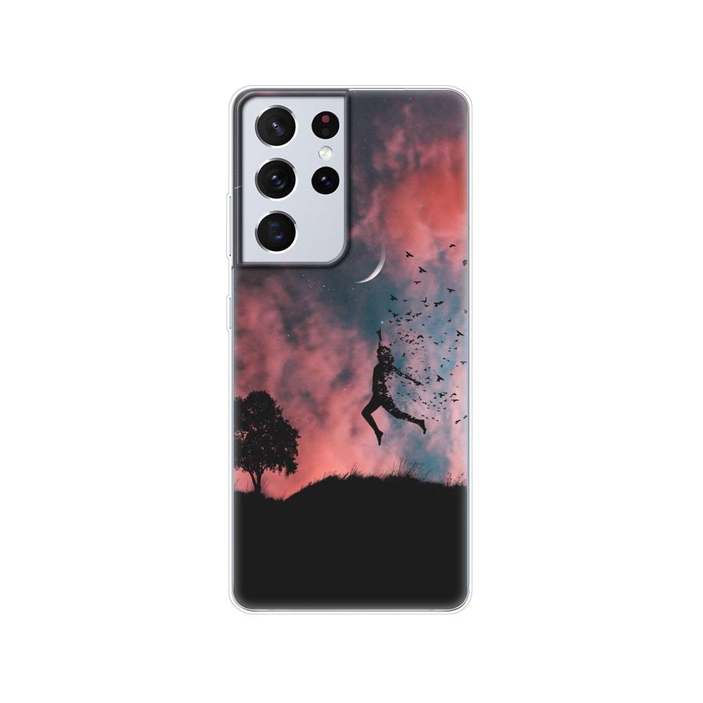 For Samsung Galaxy S21 | S21+ | S21 Ultra 5G Case For Samsung S21 Plus Phone Cover Galaxy S21 FE Silicon TPU Bumper Back Funda