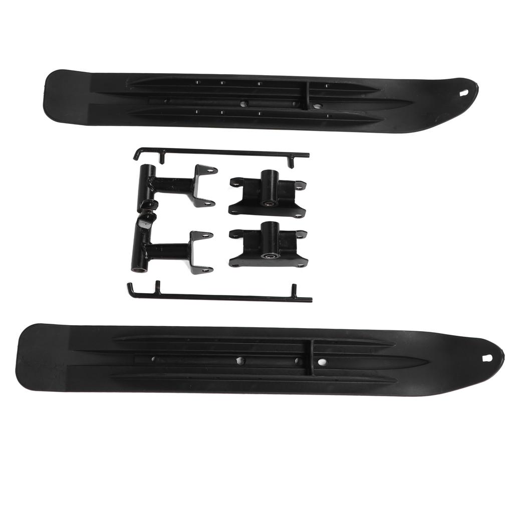 1 Pair Snow Bike Sledge Sled Anti Slip Enhanced Grip Snow Racer Skid for Quad Bike ATV Go Kart UTV Four Wheel