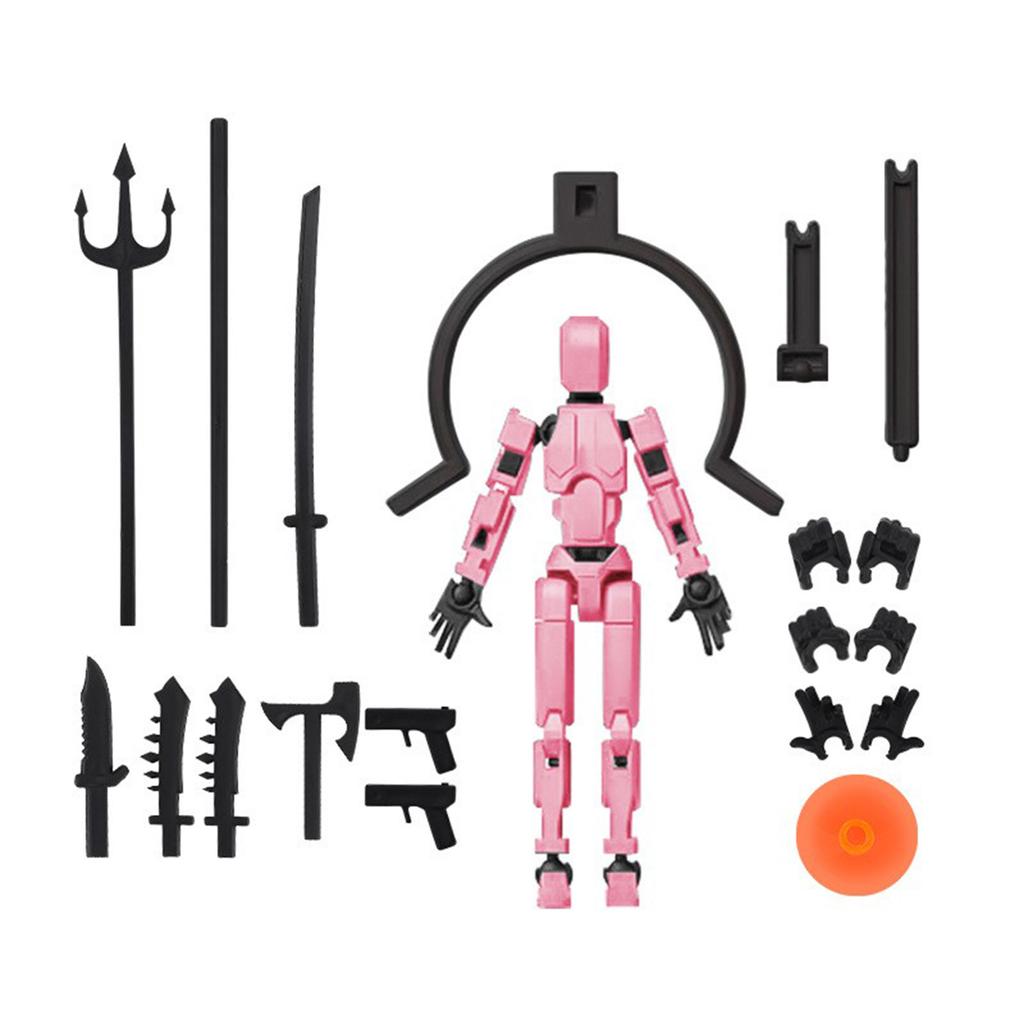 Mobile Doll Set, 3D Titan Robot Mobile Doll, Posable Mobile Doll, Suitable For Collectors, Desktop Decoration