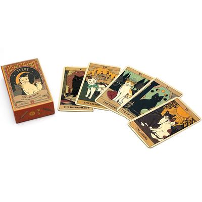 Cats Rule Earth Tarot Cards A 78 Oracle English Visions Divination Edition Deck Borad Playing Games