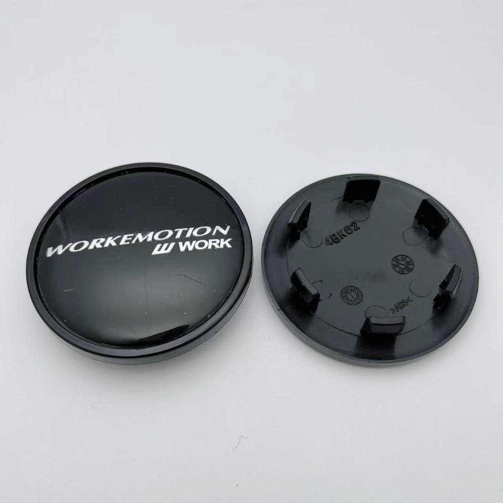 4pcs JDM 62mm W Work Emotion Logo Badge Car Wheel Center Caps Wheel HubCaps Auto Rim Centre Cover Car Accessories for Land Rover