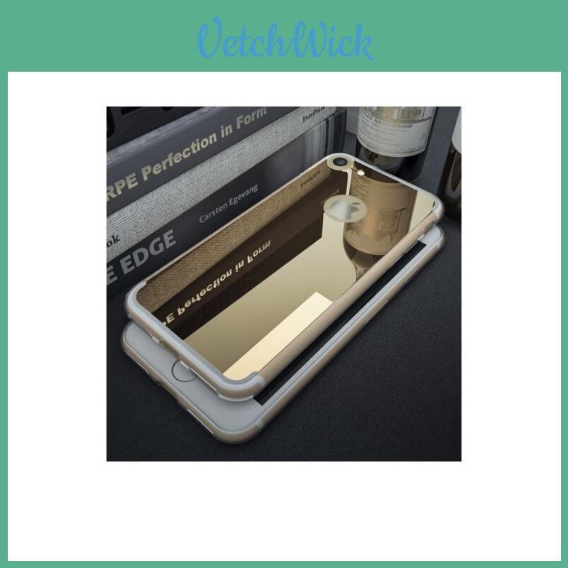 Rubber Back Mirror Crystal Clear Bumper Case Cover For Iphone 5 6 7 Plus 7s