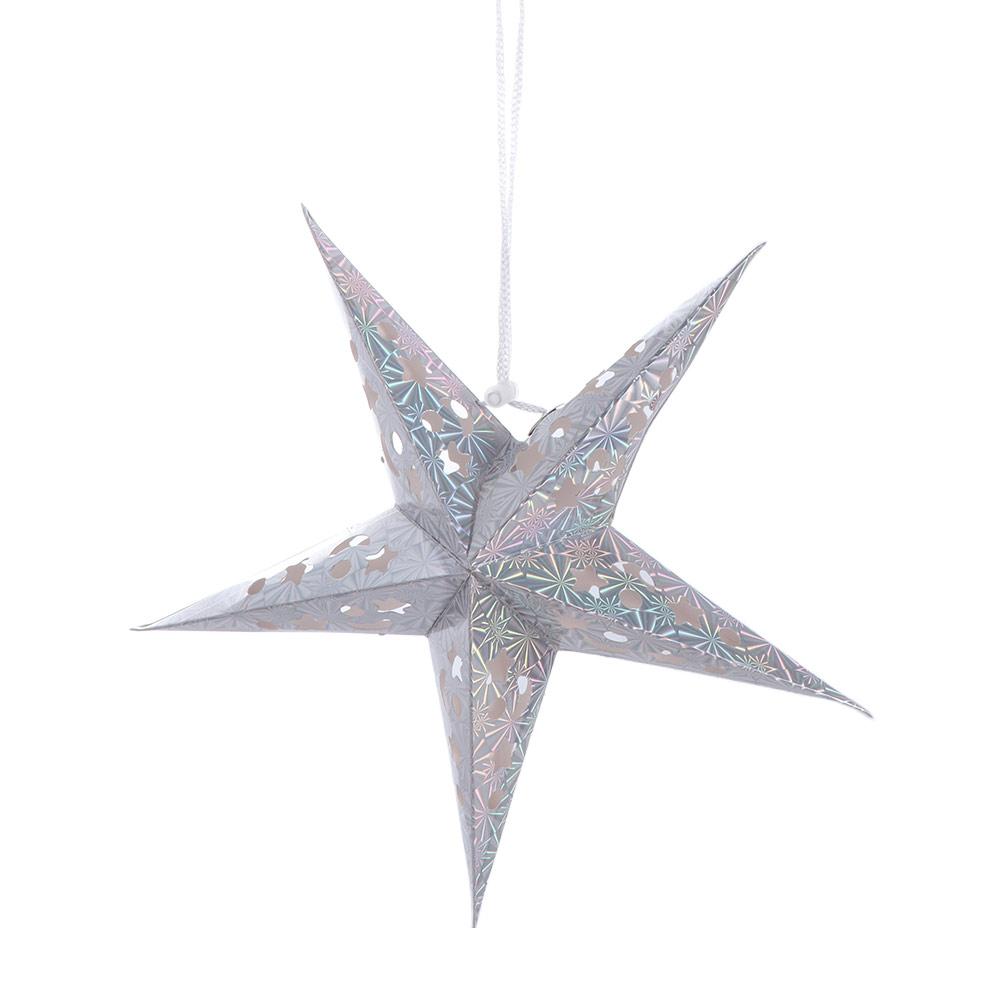 Multi Colors Paper Lantern Home Garden Pendant DIY Christmas Decoration Ornaments Hanging Lights Decoration Stars Lampshade