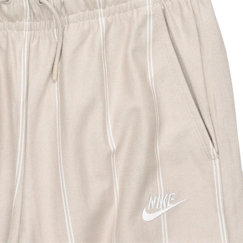 Nike Gestreifte Freizeithose mit elastischem Bund Damen Unterteile Creme DD5185-236