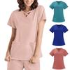 1set Beauty Salon Nursing Clinical Suit Medical Nurse Clinical Scrubs Workwear Multicolour Top Pants Surgical Uniforms