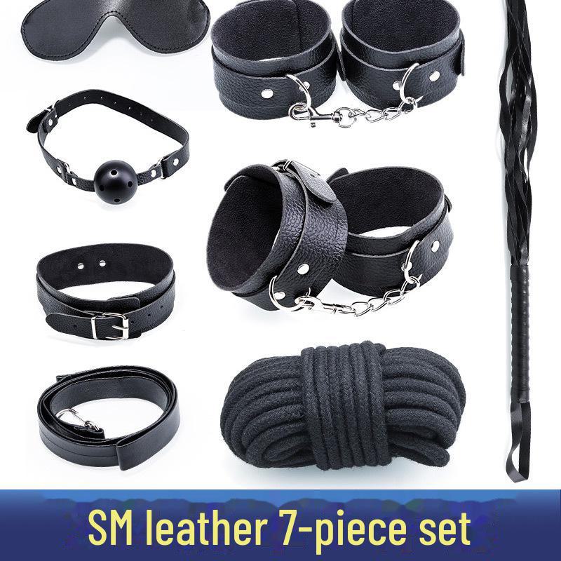 Miji Plüschleder 7-teiliges Bondage-Set: SM-Toys für leidenschaftliche Paare