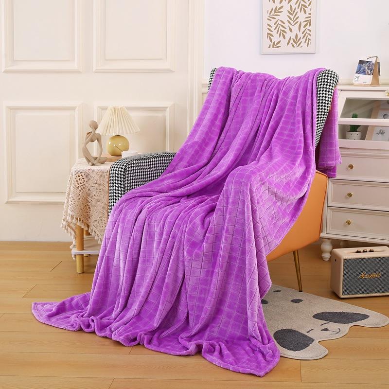 

Новое фланелевое жаккардовое одеяло, чехол из пледа, простое бархатное одеяло 70x100cm