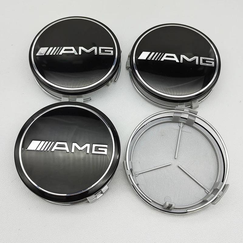 4pcs ABS 75mm Car For Mercedes Benz Wheel Center Hub Caps W176 W246 W203 W177 W204 W205 W212 W213 X156 W117 X253 W118 W166 W167