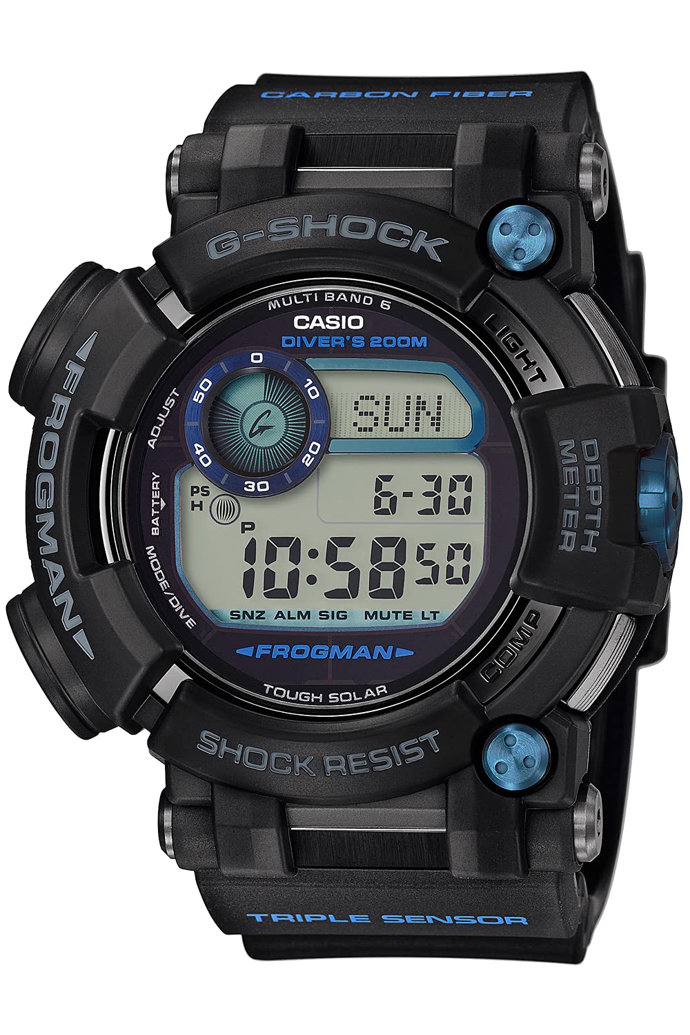

Casio] Годинник G-Shock [Оригінал Японія] Дайверський годинник FROGMAN Радіохвильовий Сонячний GWF-D1000B-1JF Чоловічий ...