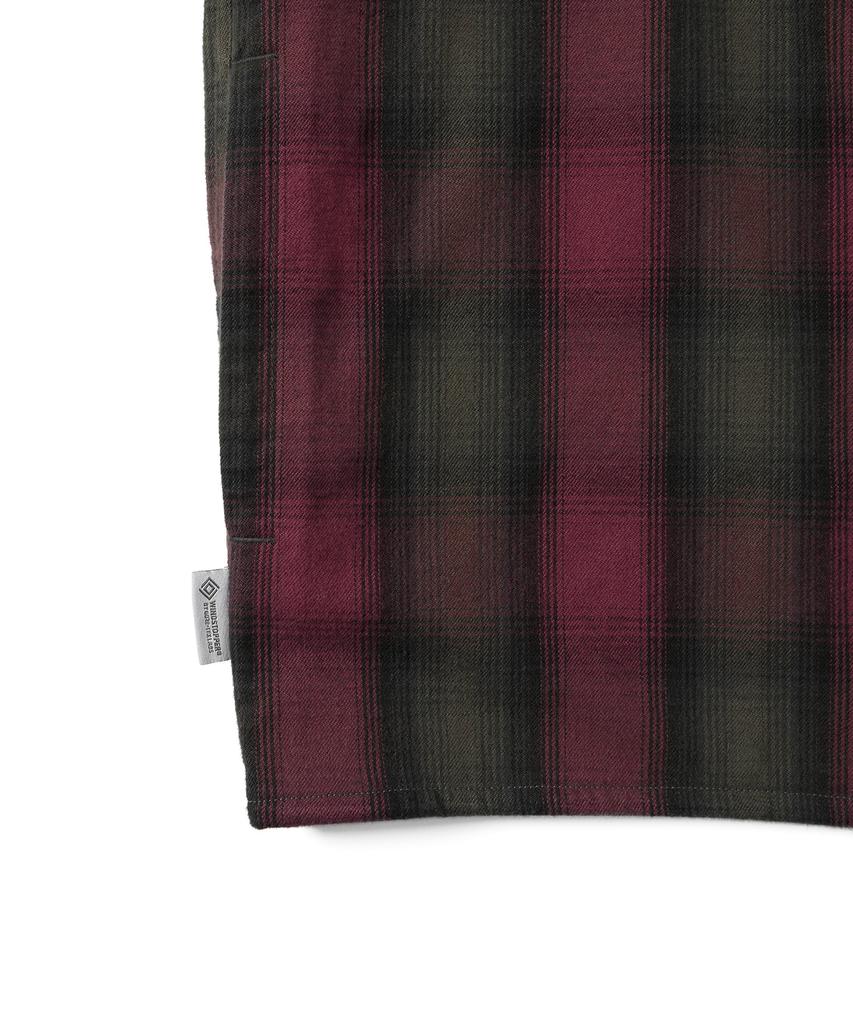 Thisisneverthat Gore-Tex Windstopper® Shaggy Check Shirt Red