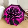 1pc rose flower Pattern Umbrella  Automatic Opening and Closing Umbrella, High quality Umbrella, Ideal Gift for Her 170