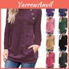 Stylish Ladies Casual Long Sleeve Pullover Sweater With Side Pockets And Comfortable Fit