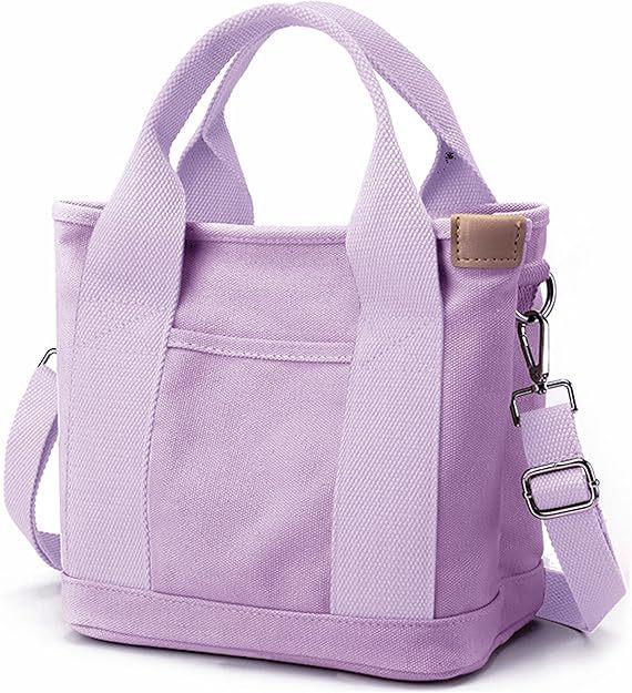 Japanese Korean Style High-End Canvas Tote Bag - 16 Oz Women's Handbag Lunch Bag