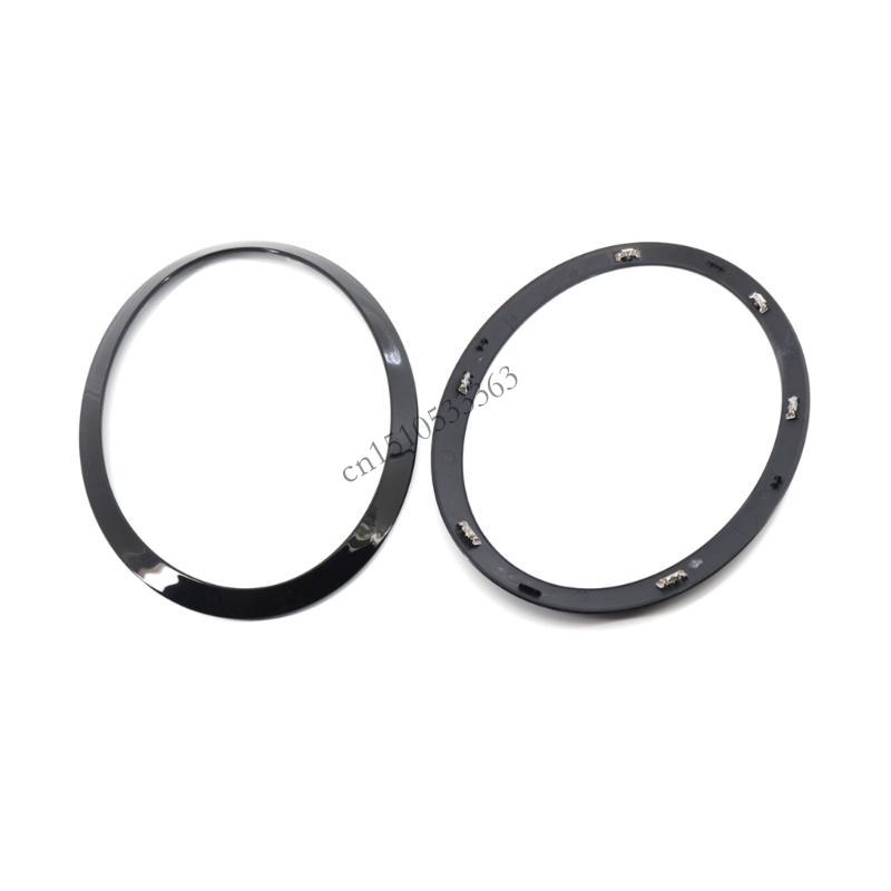 090E 2 шт. Черное кольцо-облицовка фары для MINI F55 F56 F57 13-17 51712355791 51712355798 China Mainland