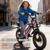 AVDLEU Elektrische Mountainbike - 16" Wielen - 250W - 36V 12.8Ah Batterij - Actieradius 40-70km (Mode ASSIST) -Adolescenten/Volwassenen
