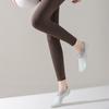 1 Pair Women Nonslip Grip and Straps Bandage Cotton Yoga Socks Low Cut Socks for Pilates Barre Ballet Barefoot Workout