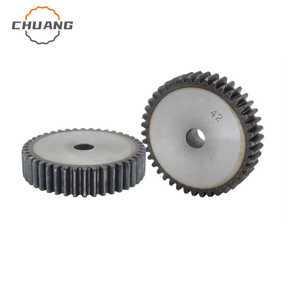 2 M Spur Gear 55/56/57/58/59/60/61/62/63/64/65/66/67/68T SC45# Carbon Steel Material Cylindrical Gear Transmission Accessories