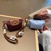 Mini dumpling bag female nylon waterproof and lightweight 5 new contrasting color change bag earphone lipstick key small hanging bag