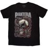 Pantera 100% Cotton T-shirt Mens Tees Top Serpent Skull Distressed Band Logo Official Mens New Black