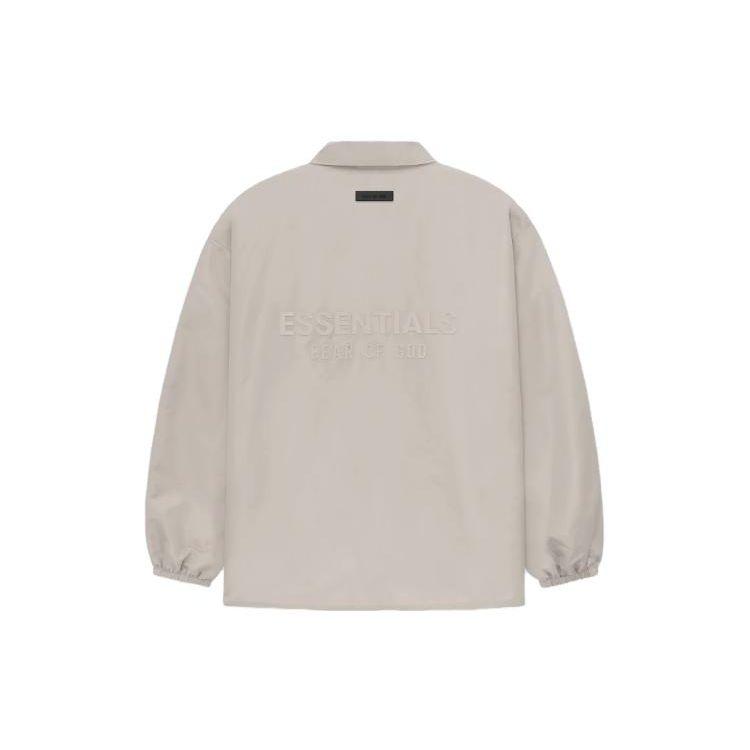 Fear of God Essentials Coaches Jacket Silver Cloud Men Outerwear Grey 202BT232012F