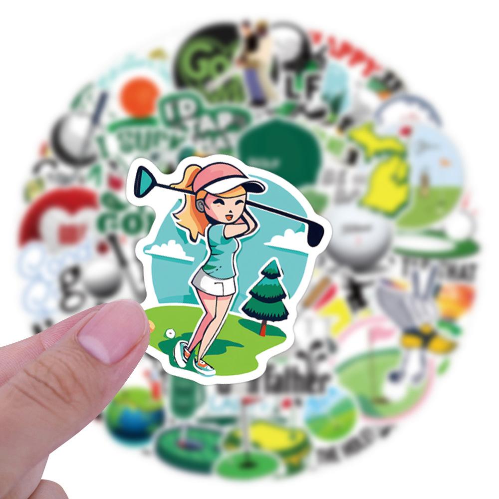 60 New Golf Sports Graffiti Stickers Decorative Scooter Suitcase Notebook DIY Stickers