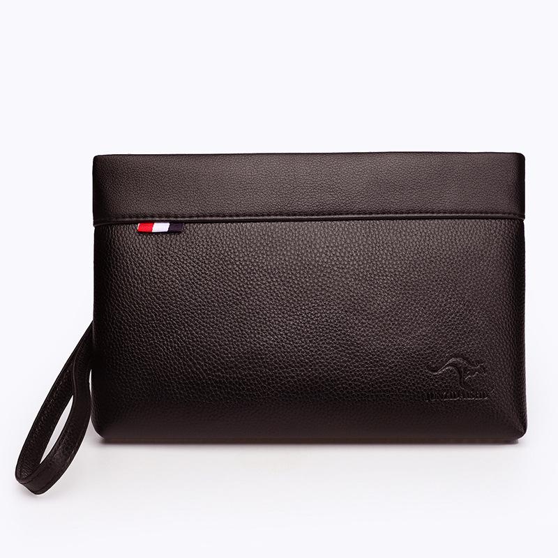 

TS JYL laptop bag,2025 New Clutch Men Soft Leather Large Fashion Hand Envelope Folder Bag OneSize