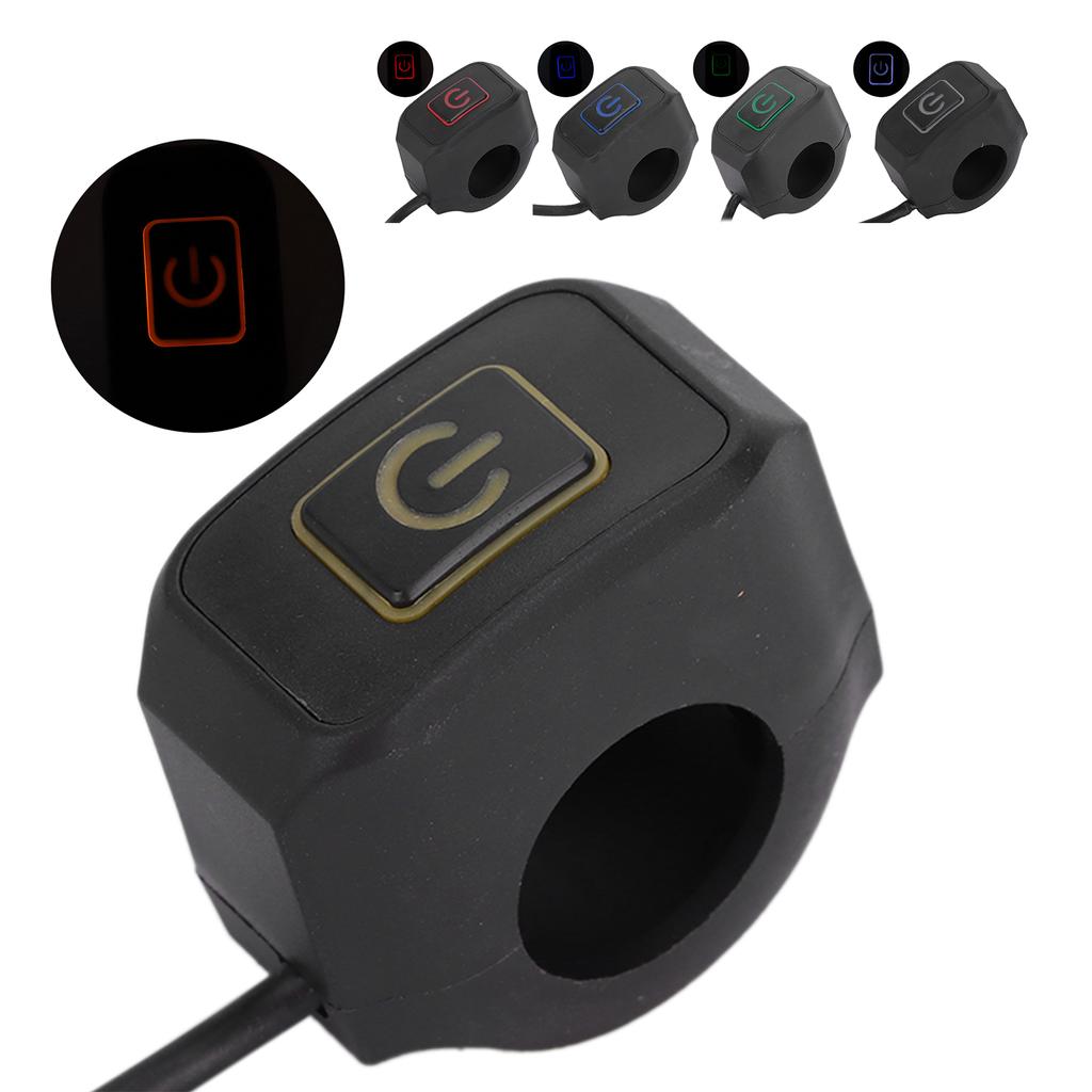 22mm Motorrad Lenker Schalter Control Taste Wasserdicht für Scheinwerfer