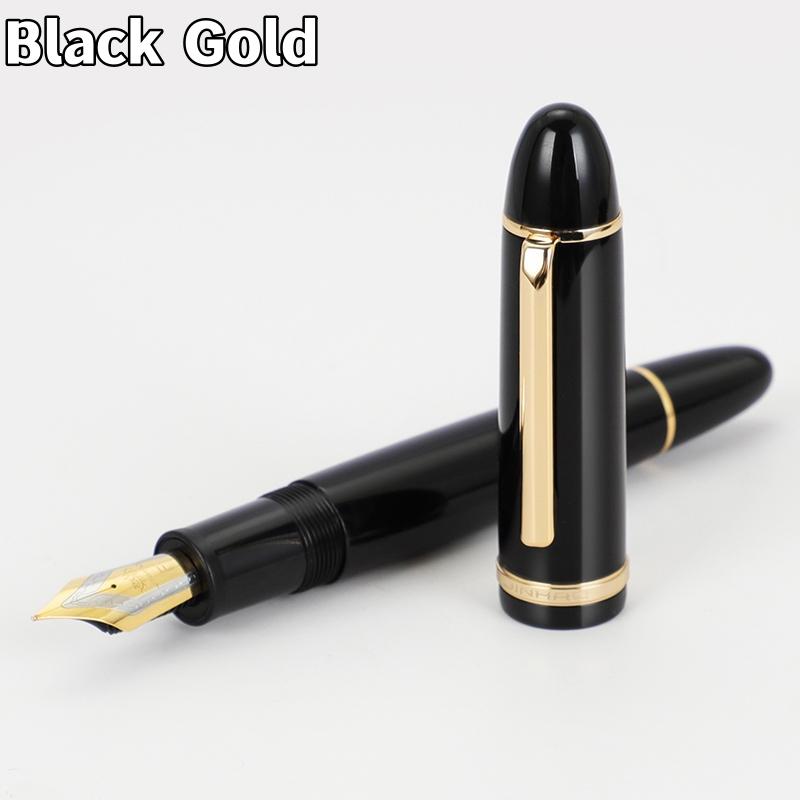 Jinhao X159 Acrylic Series Fountain Pen Gold Silver Clip Iraurita Fine Nib for Writing Signature