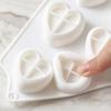 12 Cavities Heart Shape Silicone Mold for Mousse Chocolate Baking Mold Flexible Food Grade Silicone Mold Easy to Demold Baking Mold