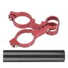 Aluminium Alloy Cycling   Odometer Extension Mount Bike Computer Extra Holder (Black)