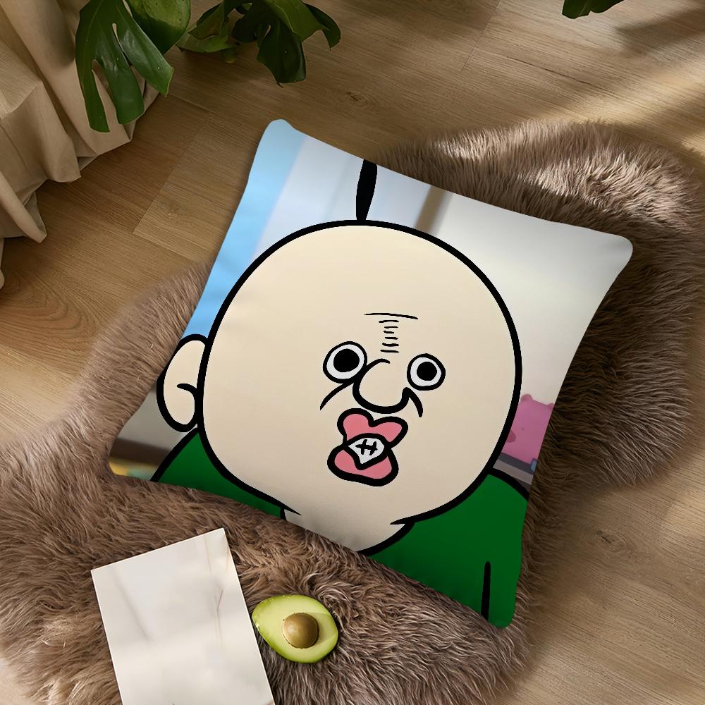 Lustige Bbangbbangs Tagebuch Cartoon Kissen Für Schlafzimmer Auto Café Raum Weich und Wohnzimmer Sofa Dekorative Kissenbezug Hülle