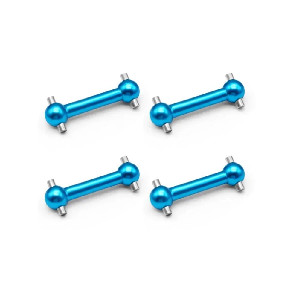 For 1/10 Blue Center Drive Shaft Aluminum Alloy Easy To Install Front Steering Cup Rc Vehicle Accessories Durable Tamiya Tt02