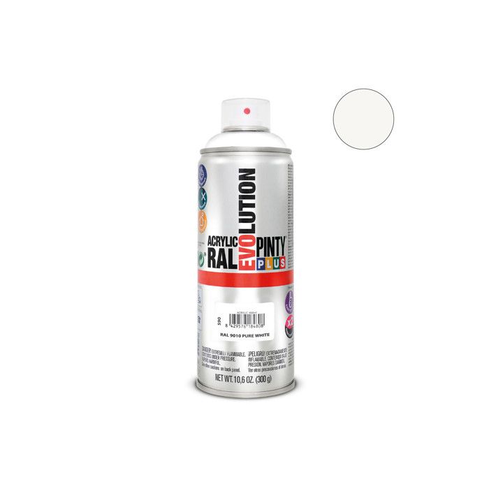 Novasol Spray Bombe De Peinture Blanc Ral9010 Mate - Pinty 600