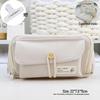 Japanese Style Cotton Rope Pencil Case - Large Capacity for Junior & Senior High School Students