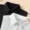 Women's Chiffon Half-Shirt Decorative Collar for Professional or Casual Wear