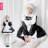 Large Size Maid Costume Cosplay Anime Costume Black and White Soft Girl Long Sleeve Dress Cos Costume Lolita Princess Dress