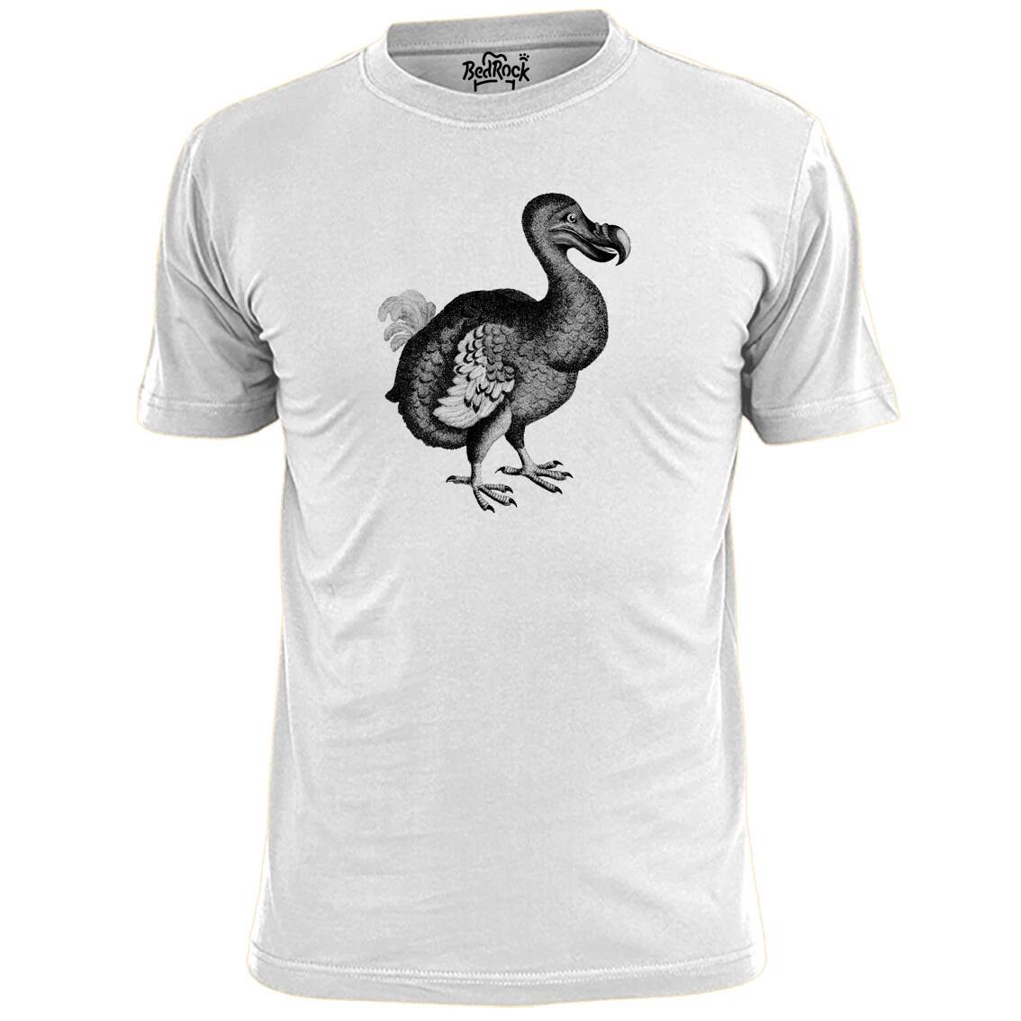 Mens Dodo Bird Drawing v2 T shirt Extinct 2XL