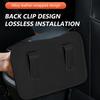 SEAMETAL Car Door Storage Box PU Leather Auto Seat Back Hanging Cup Holder Trash Can Multi-function Car Storage Pocket Organizer