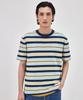 THEKNITCOMPANY Orea Stripe Crewneck - Astral Blue