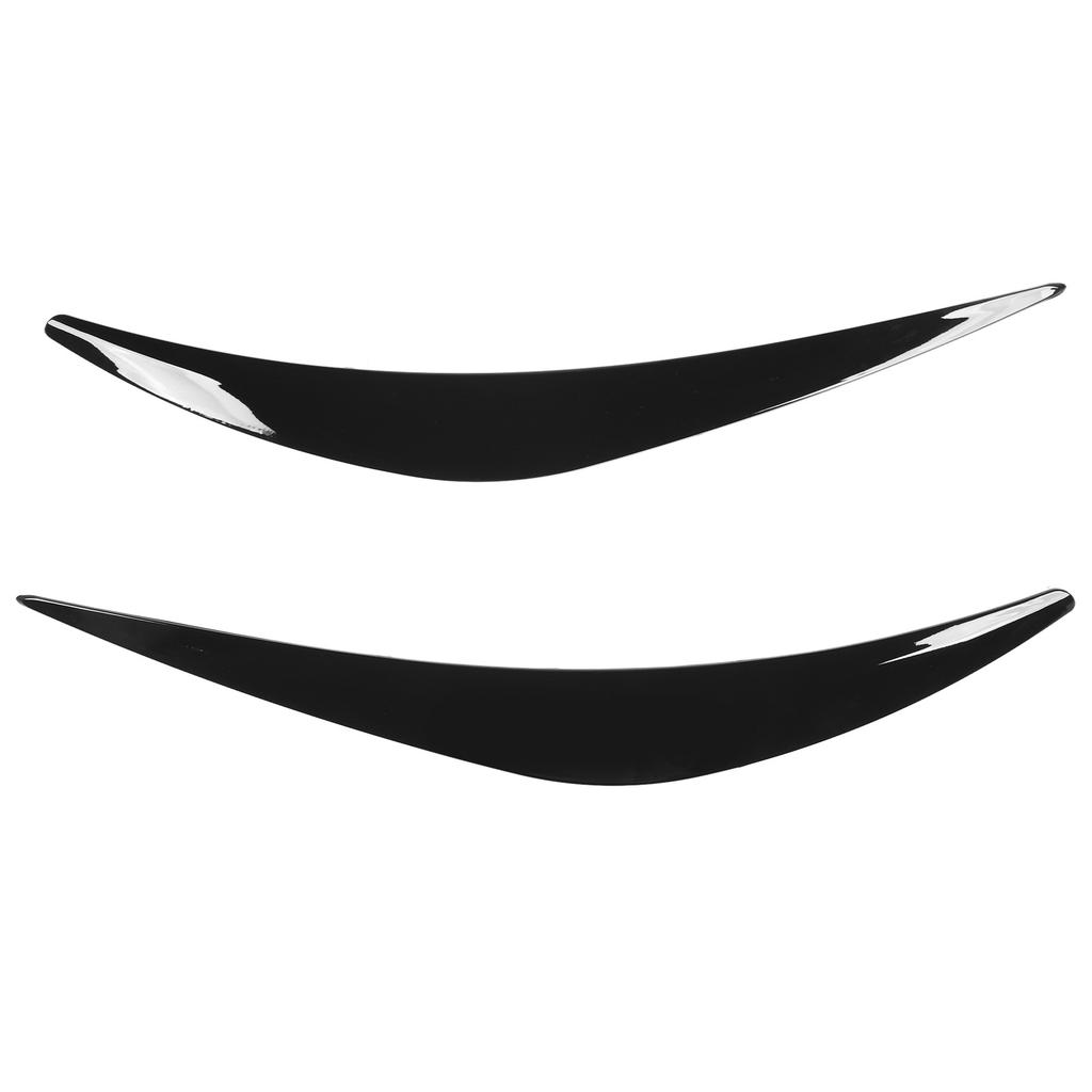2Pcs Headlight Eyebrow Left Right Fade Proof Front Headlight Eyelid Trim Replacement for 0 2014 to 2023