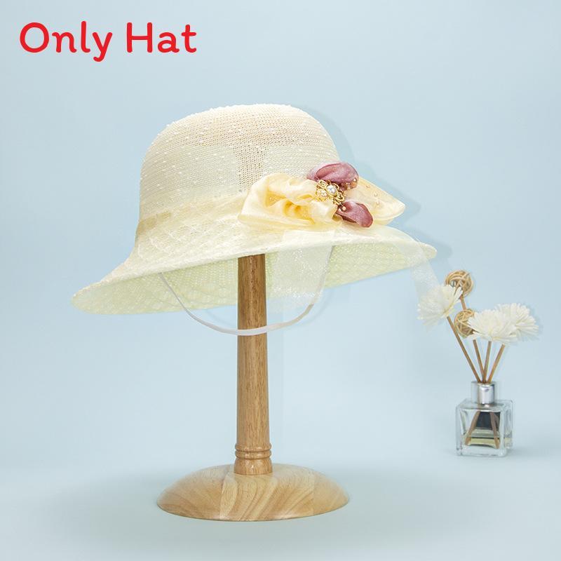 Wide Brim Sun Hat For Ladies With Waterproof And Sun Protection Features For Summer Travel Wear