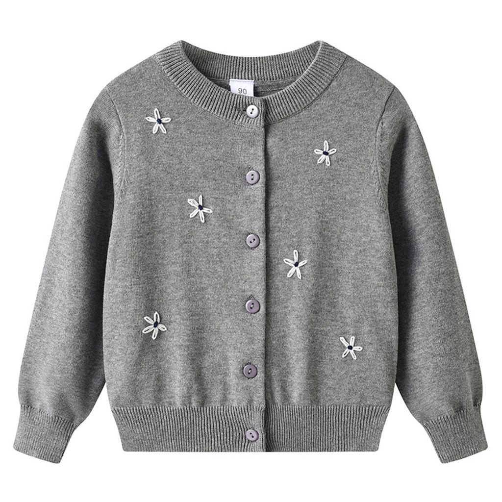 Children's Fashion Casual Cardigan Knitted Long Sleeve Top