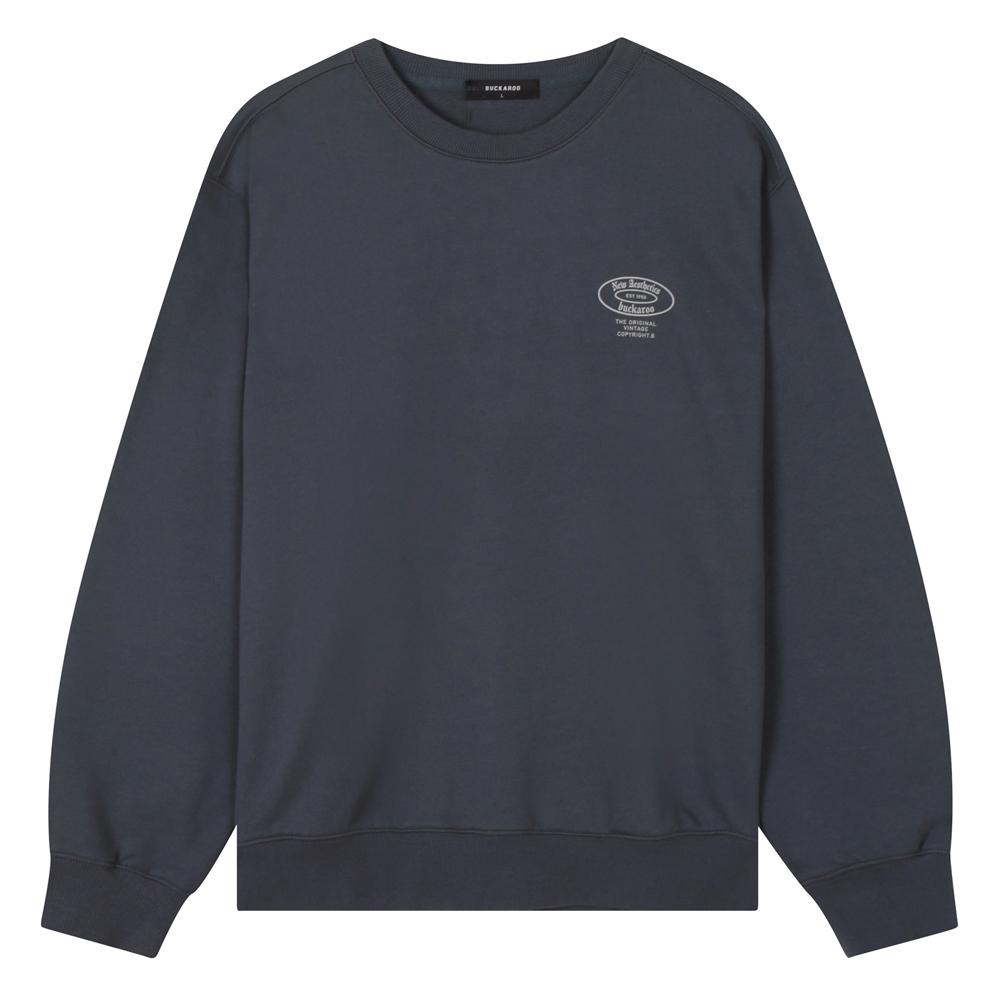 Свитшот Burkeru Basic Artwork Темно-синий Dark Blue_Xxl