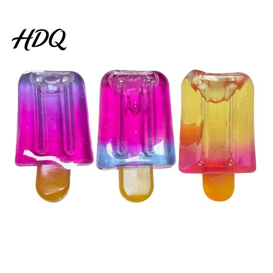 Relaxation Stress Ball Gradient Color Ice Stick Squeeze Toy Relief Simulation Cream Kids Lolly Sensory Hand Exercise Tool Summer Party Gift