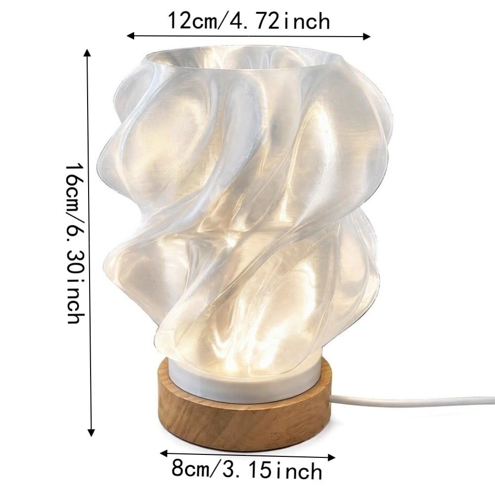 USB Desk Lamp 3D Printed Table Lamp Minimalist Night Light Bedroom