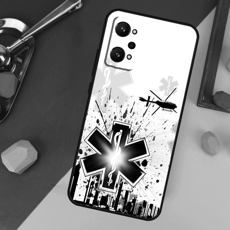 EMT EMS Medical Rescue Case For Realme GT 7 Pro GT 6 6T 5 C61 C67 C55 C53 C51 C21Y C25S C75 10 11 12 13 14 Pro Plus