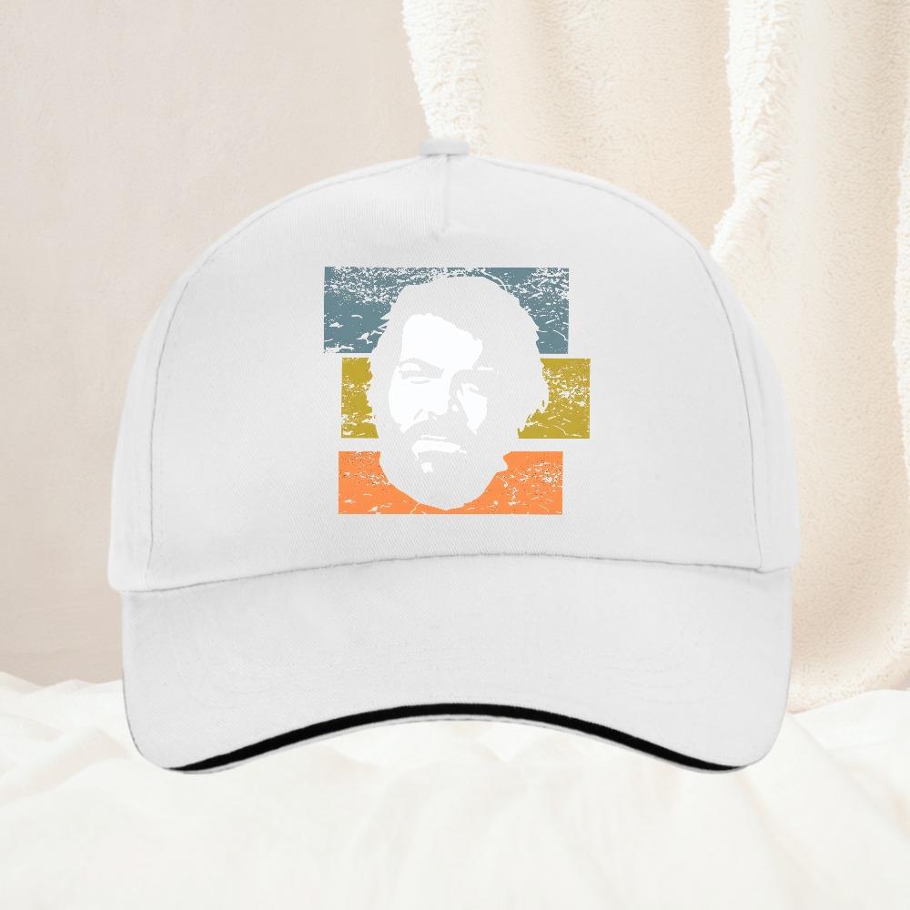 Pekný Unisex Rerro Bud Spencer klobúk Unisex Harajuku Fitness športové klobúky Terence Hill Klobúky Letná TV Harajuku Baseballová čiapka