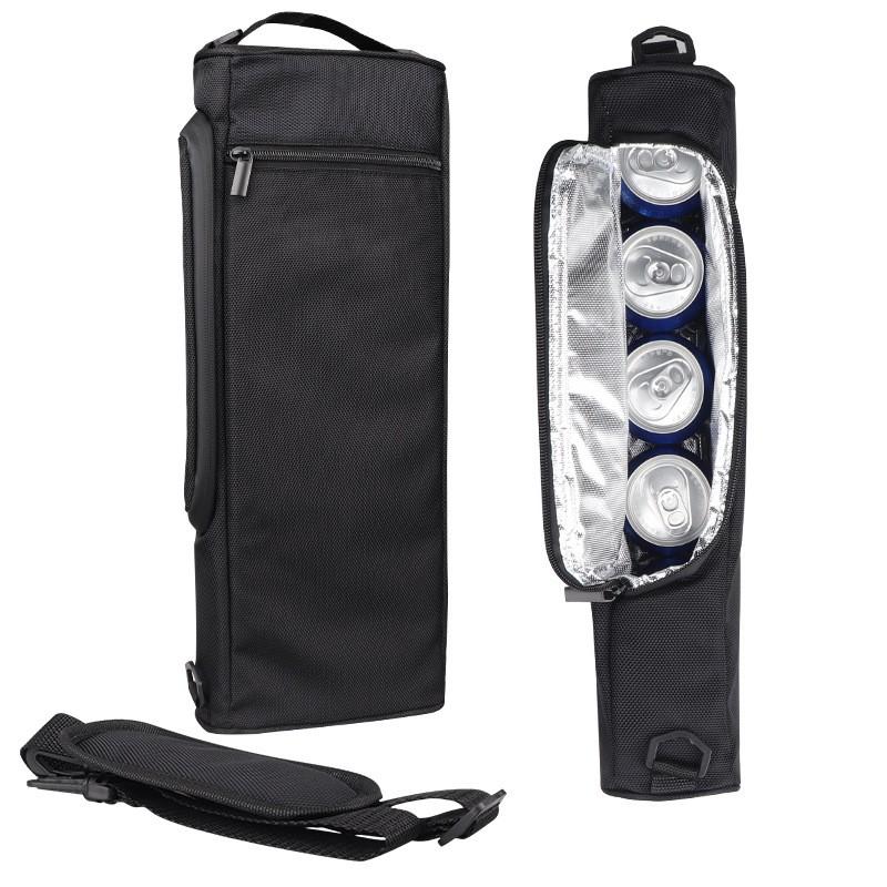 Portable Insulated Cooler Bag Golf Outdoor Travel Beer Wine Canned Drinks With Ice Pack Oxford Fabric Shoulder