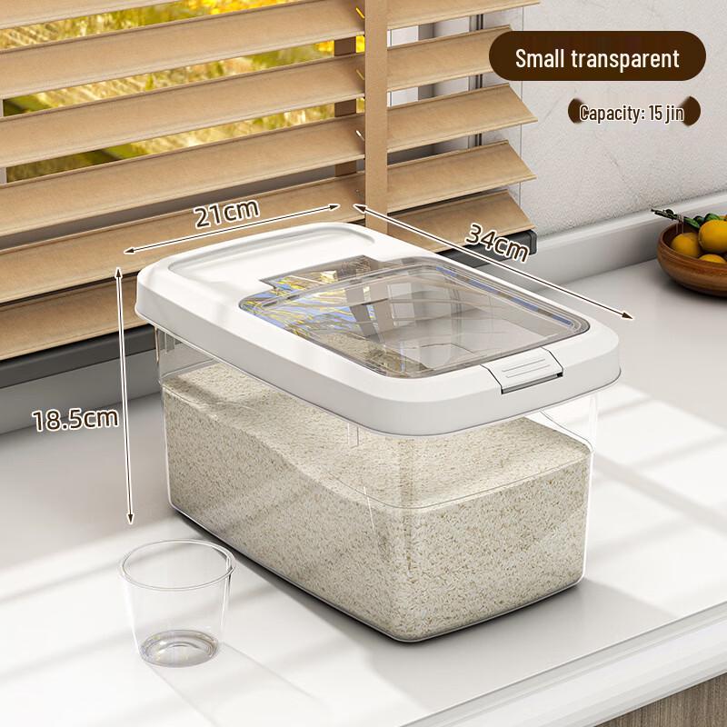 Transparent Sealed Grain Storage Container