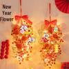 Fortune Fruit Pendant: Snake Year Spring Festival Decoration for Living Room